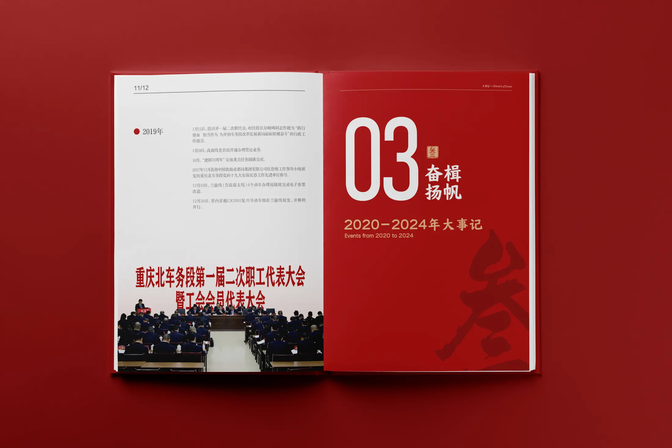 重庆北车务段十周年纪念画册内页 10